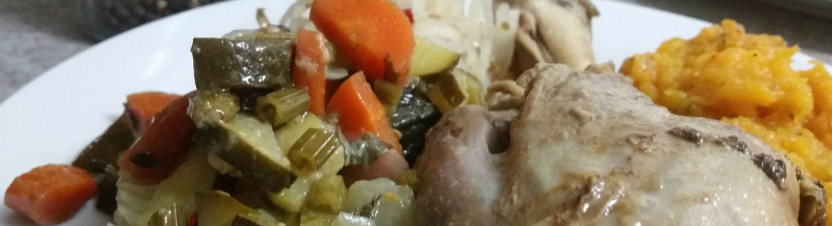 What’s for dinner? Paleo style lamb shanks with pumpkin